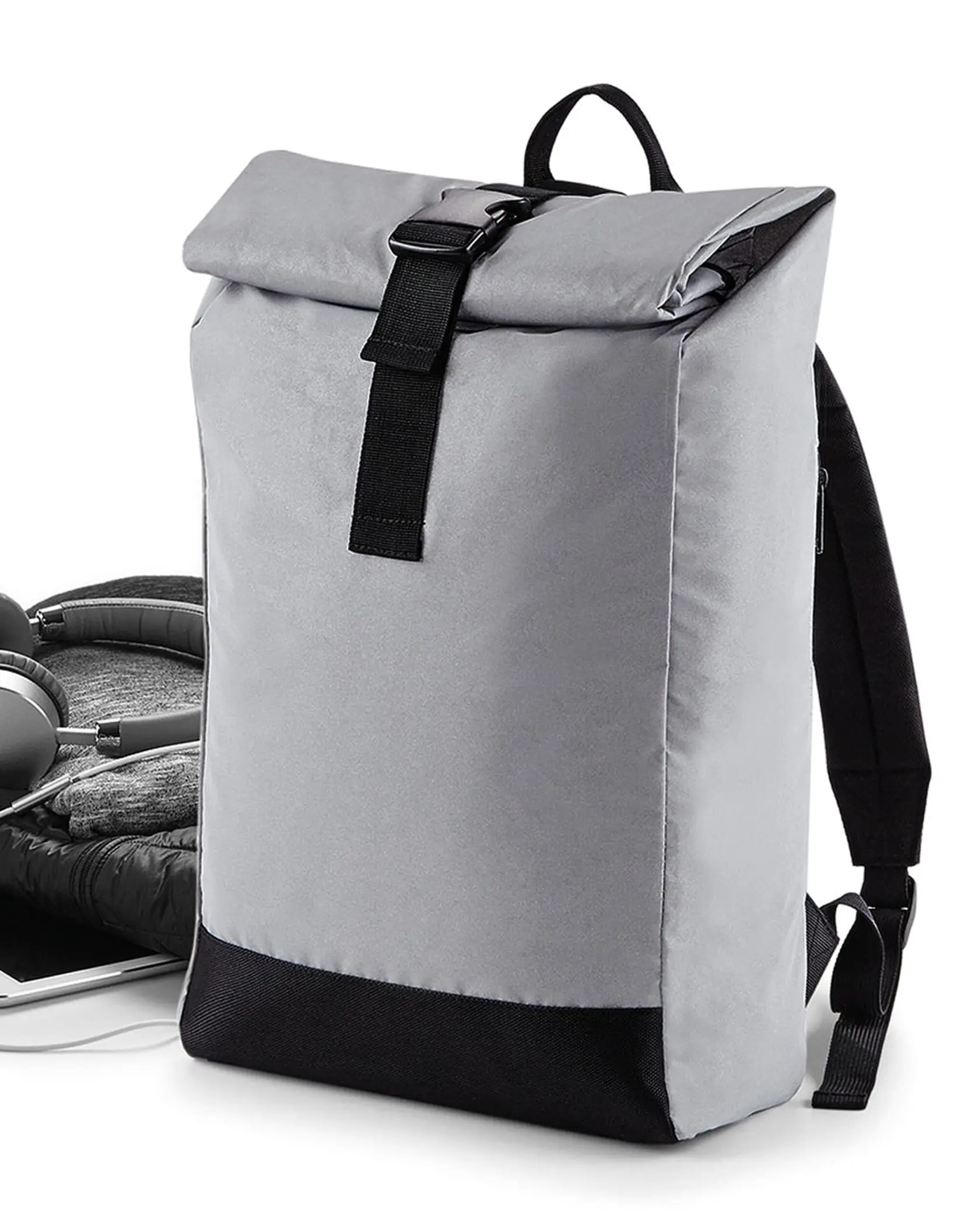 Bild på Reflective Roll-Top Backpack
