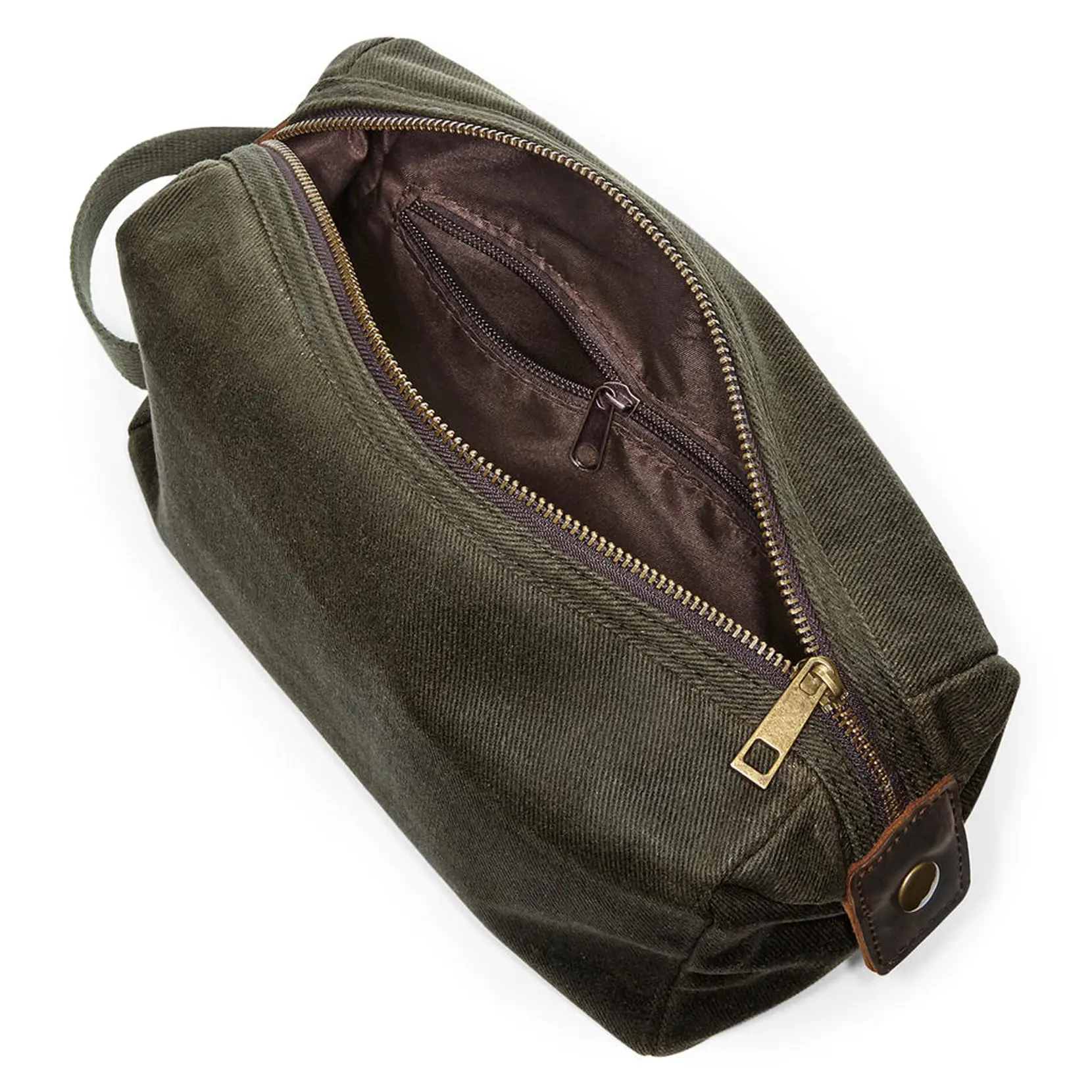 Bild på Heritage Waxed Canvas Wash Bag