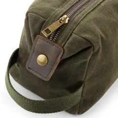 Bild på Heritage Waxed Canvas Wash Bag