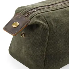 Bild på Heritage Waxed Canvas Wash Bag