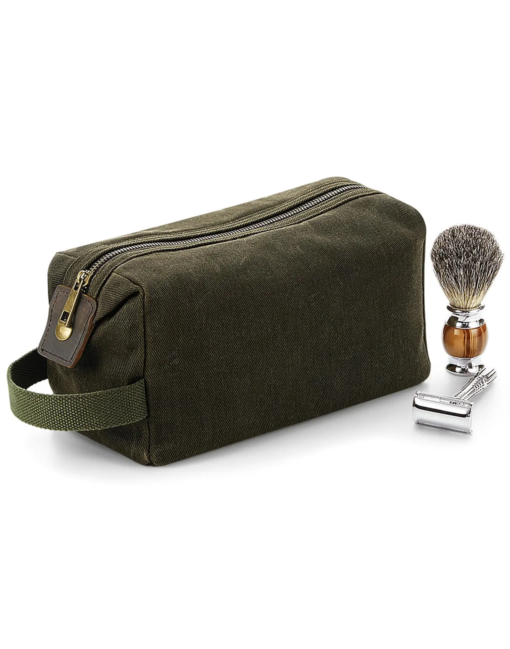 Bild på Heritage Waxed Canvas Wash Bag