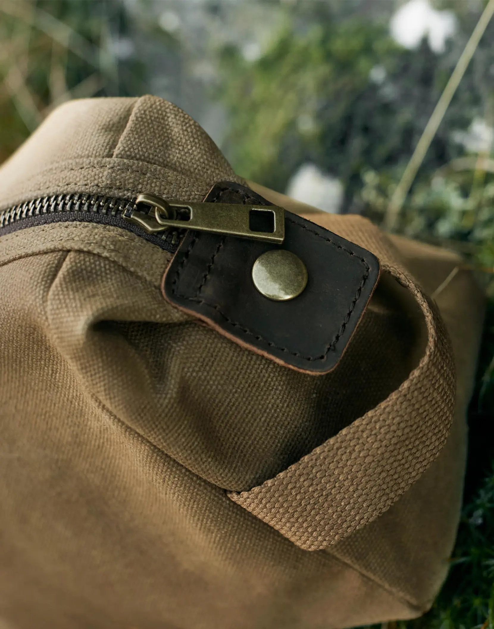 Bild på Heritage Waxed Canvas Wash Bag