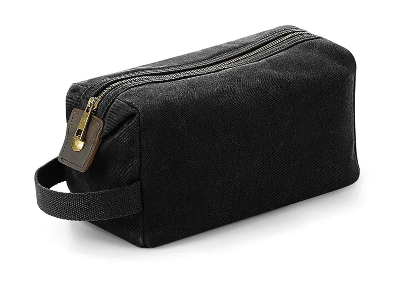 Bild på Heritage Waxed Canvas Wash Bag