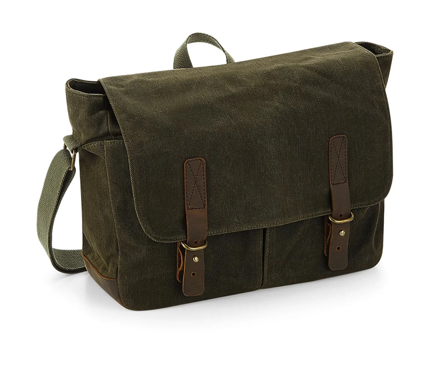 Bild på Heritage Waxed Canvas Messenger