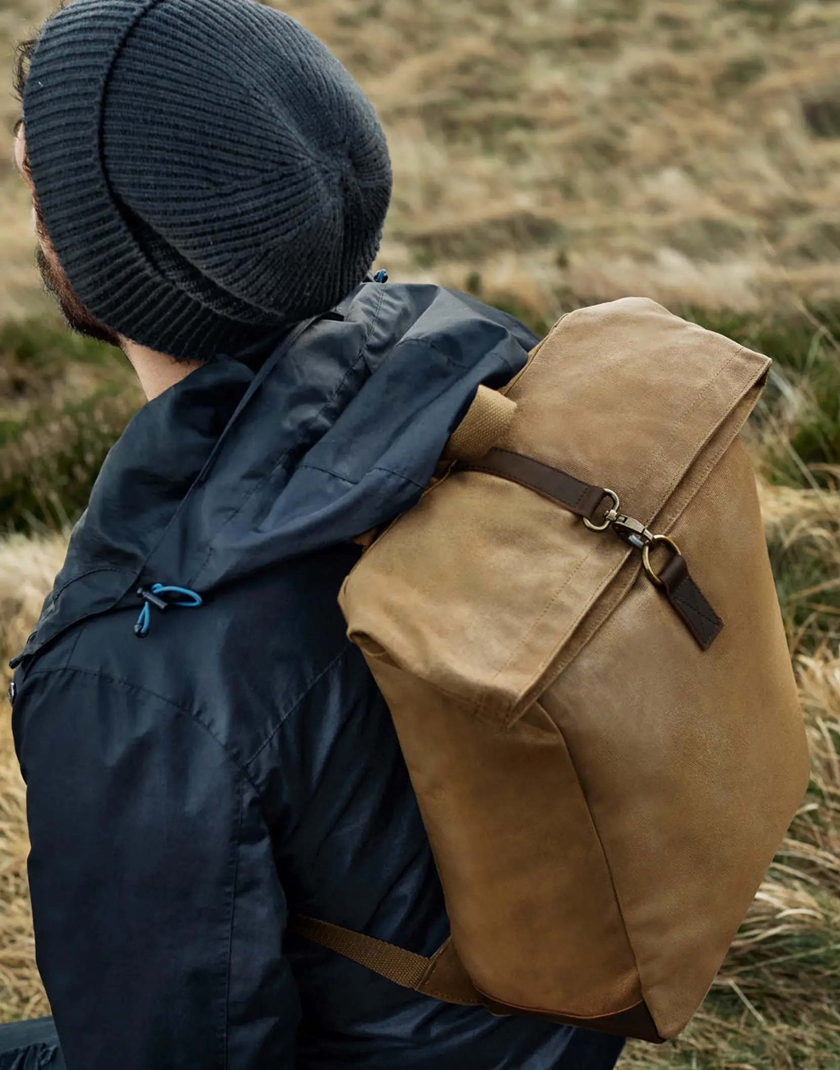 Bild på Heritage Waxed Canvas Backpack
