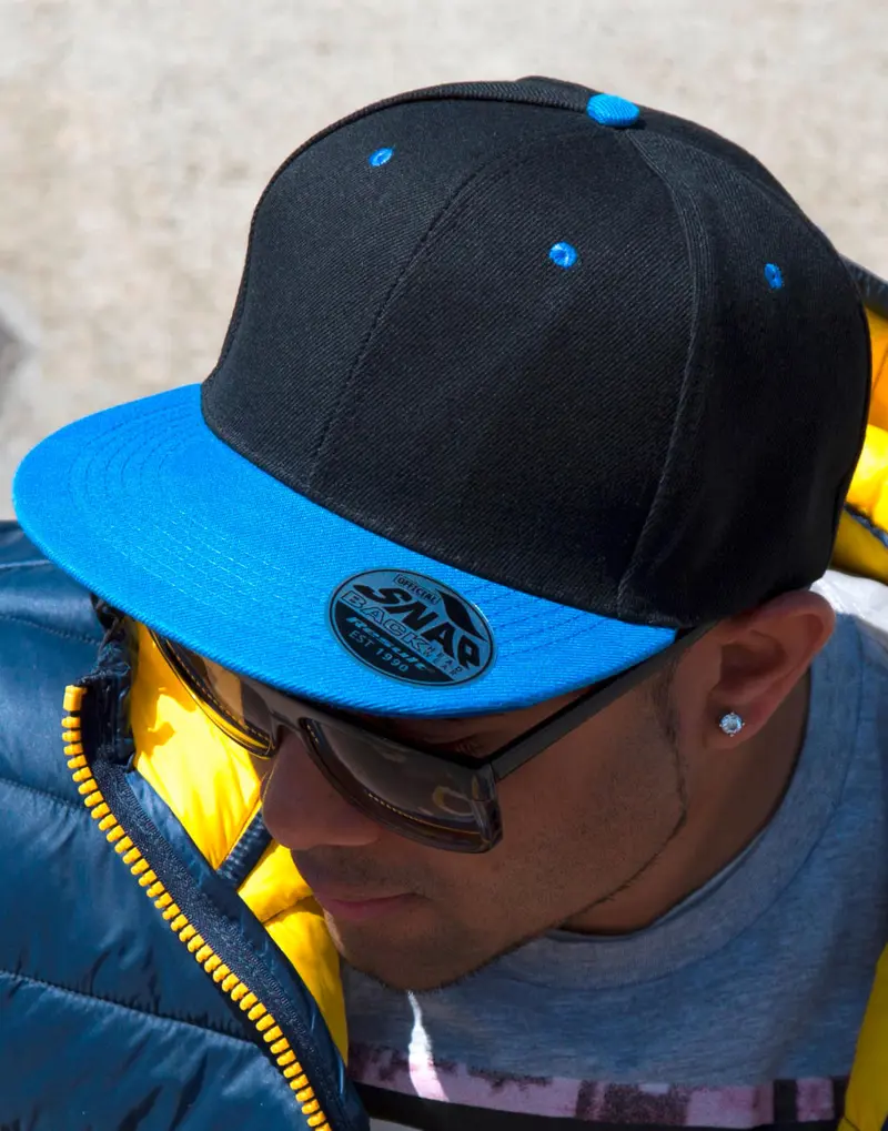 Bronx Original Flat Peak Snap Back Dual Color Cap