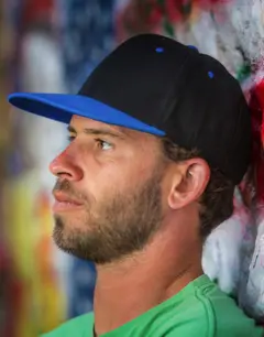 Bild på Bronx Original Flat Peak Snap Back Dual Color Cap