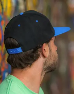 Bild på Bronx Original Flat Peak Snap Back Dual Color Cap