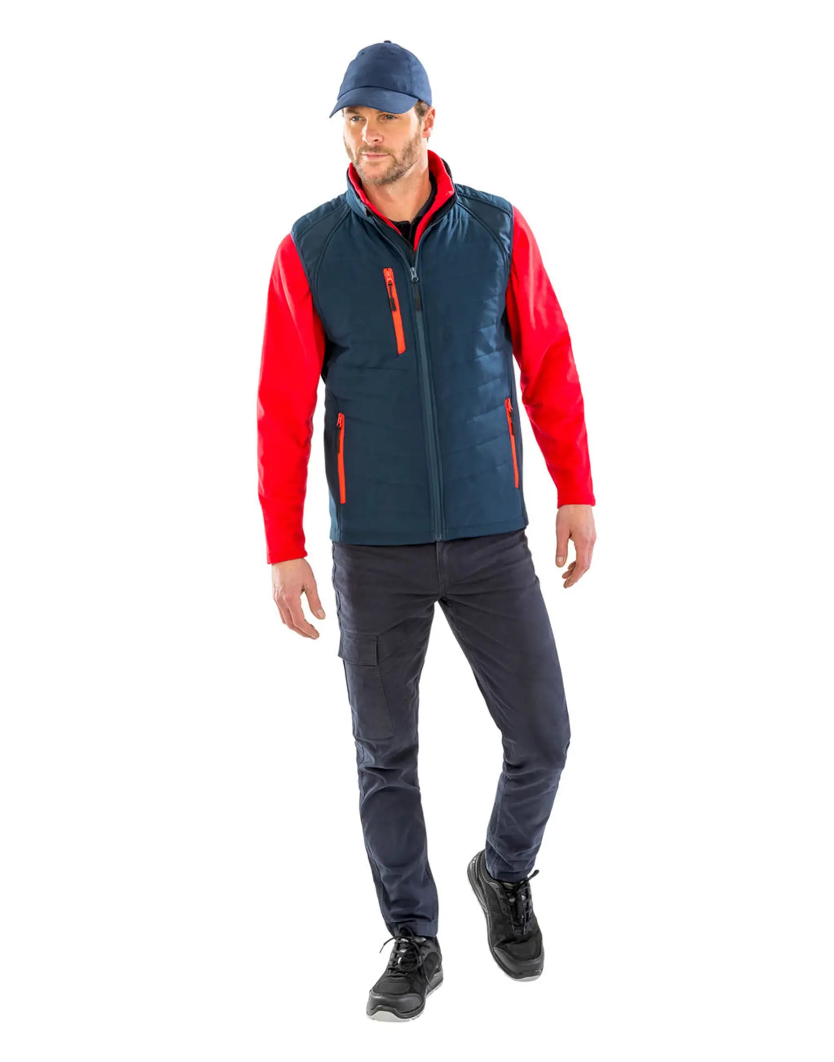 Bild på Black Compass Padded Softshell Gilet