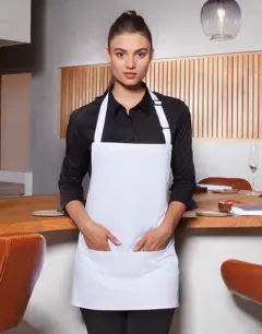 Bild på Short Bib Apron Basic with Buckle and Pocket