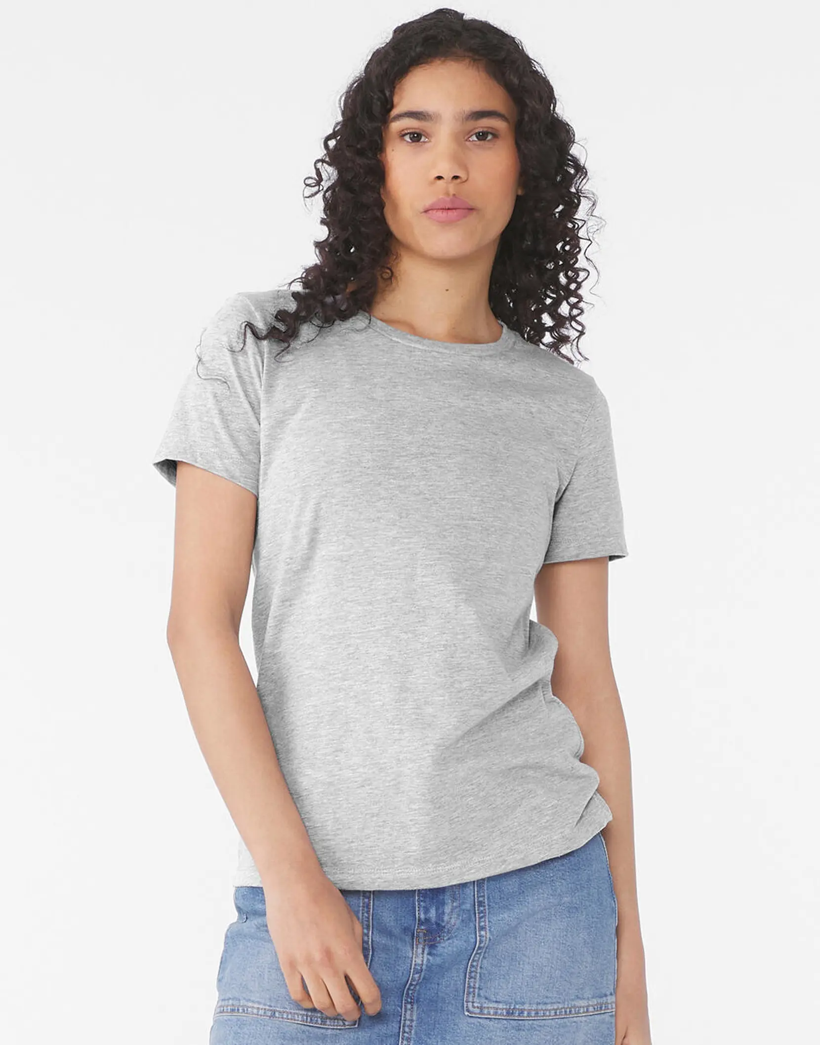 Bild på Women's Relaxed CVC Jersey Short Sleeve Tee