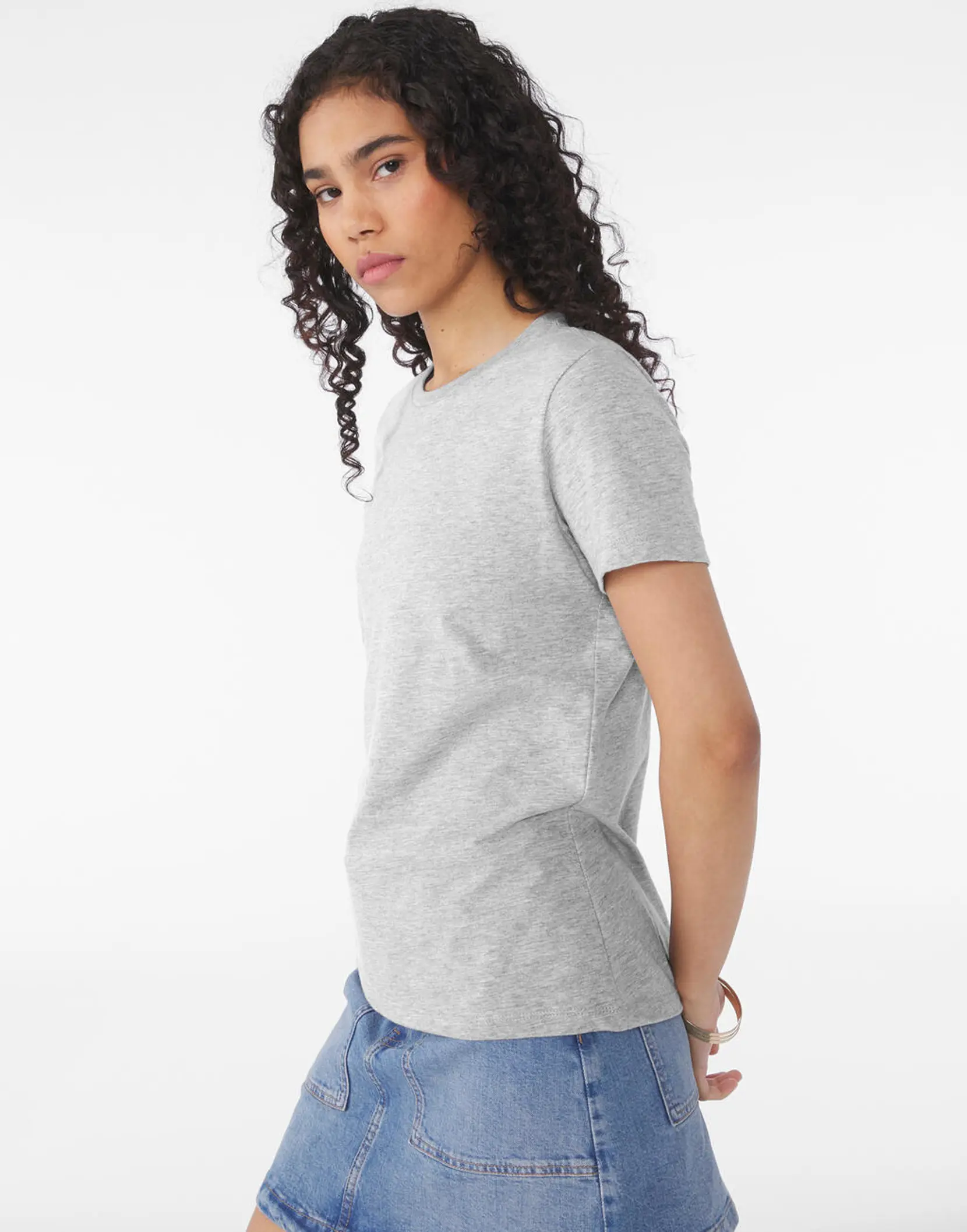 Bild på Women's Relaxed CVC Jersey Short Sleeve Tee
