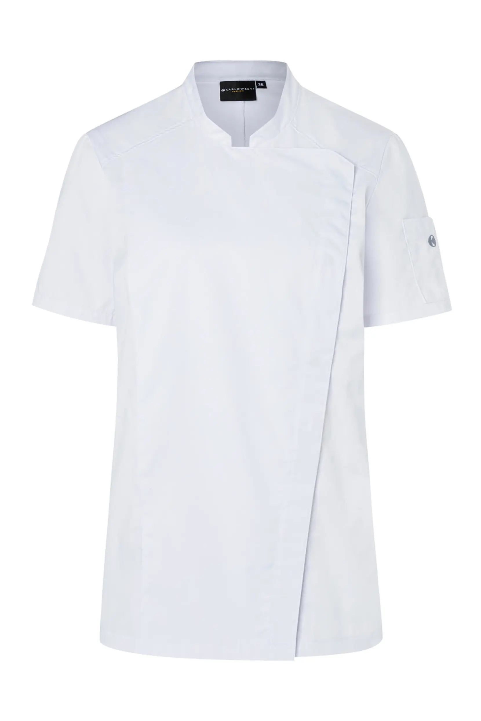Bild på Short-Sleeve Ladies' Chef Jacket Modern-Look