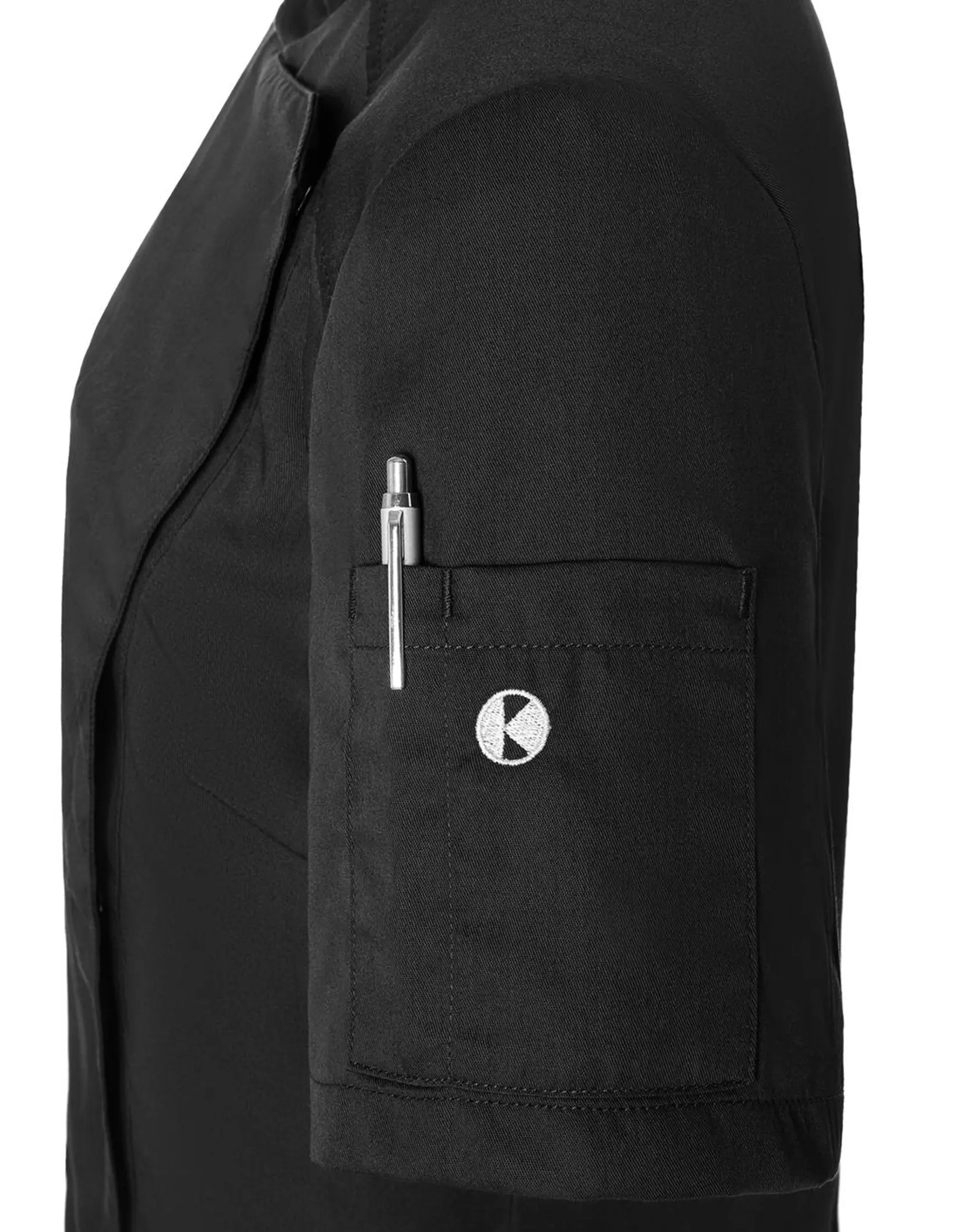 Bild på Short-Sleeve Ladies' Chef Jacket Modern-Look