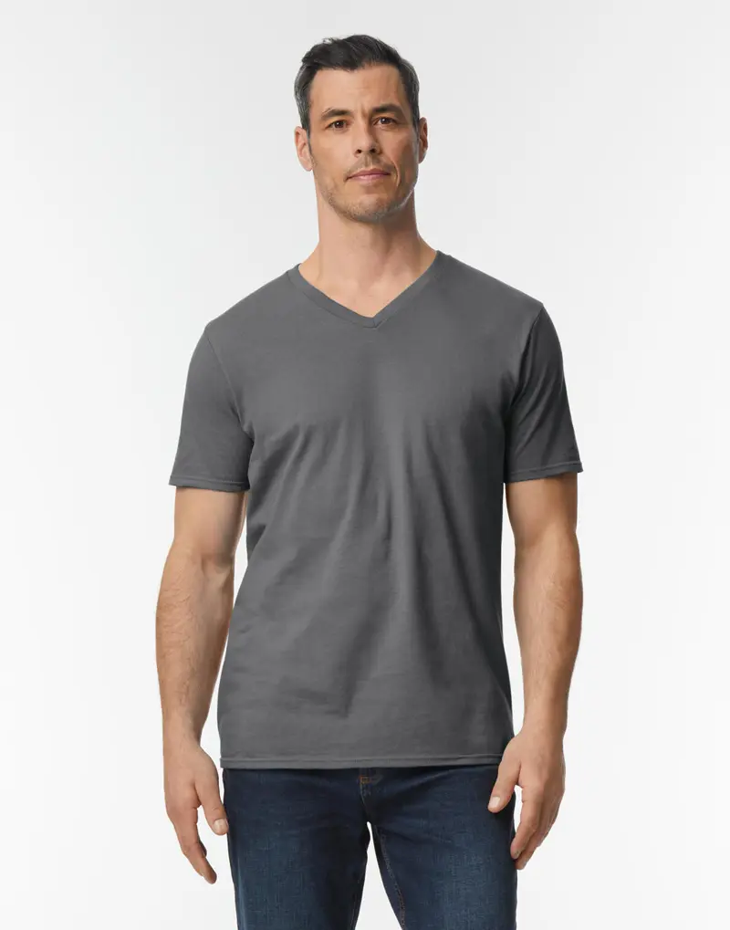 Bild på Softstyle Adult V-Neck T-Shirt