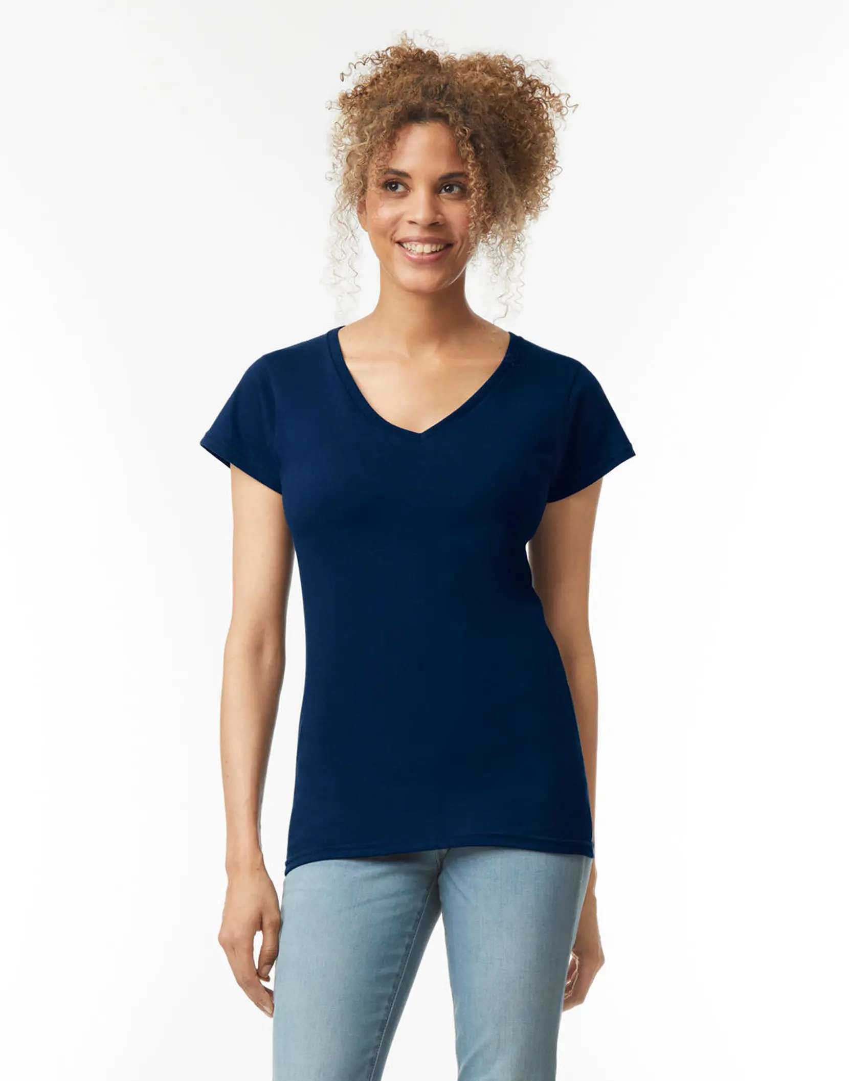 Bild på Ladies Softstyle® V-Neck T-Shirt