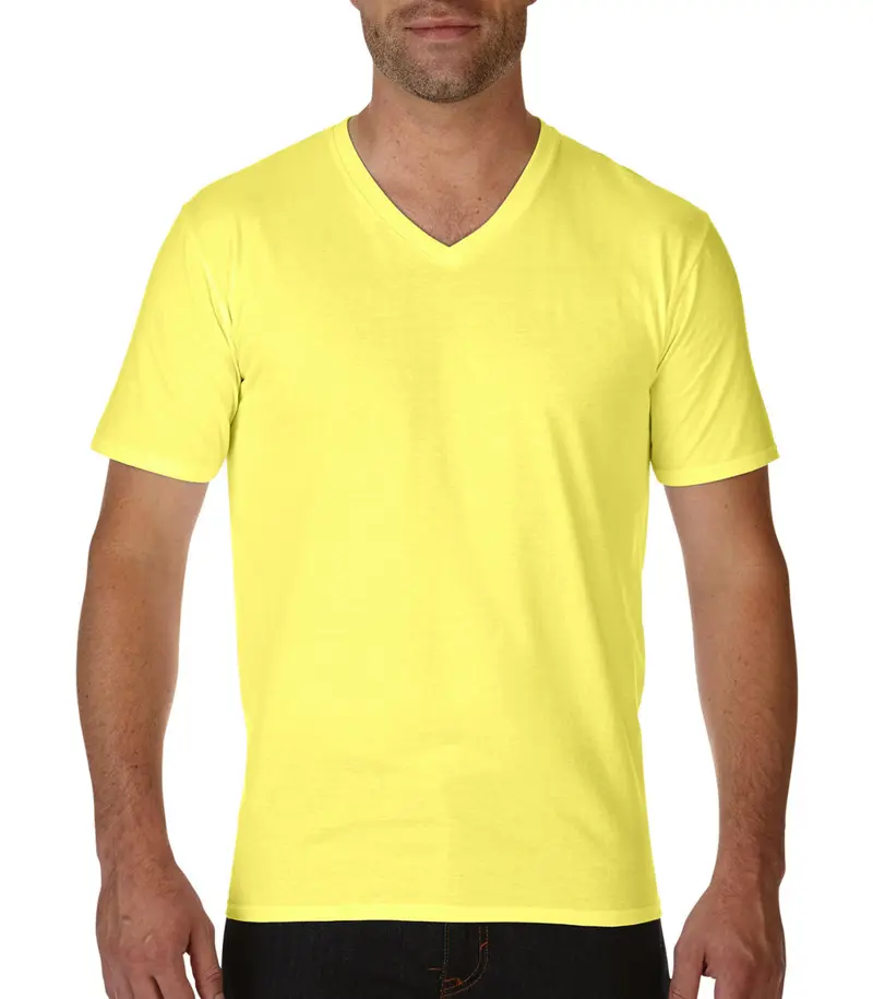 Bild på Premium Cotton Adult V-Neck T-Shirt