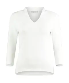Bild på Regular Fit Mandarin Collar Top 3/4 Sleeve