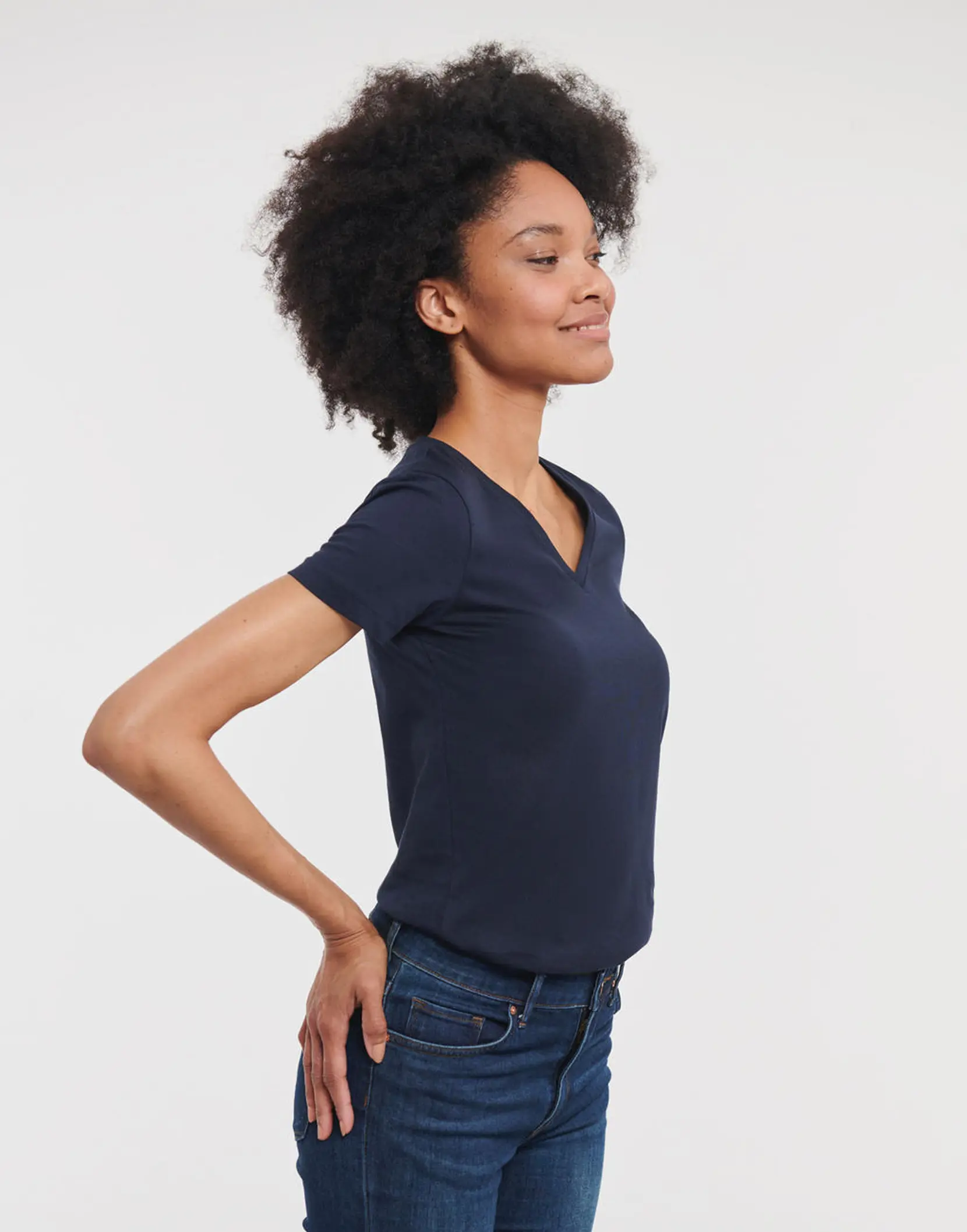 Bild på Ladies' Pure Organic V-Neck Tee