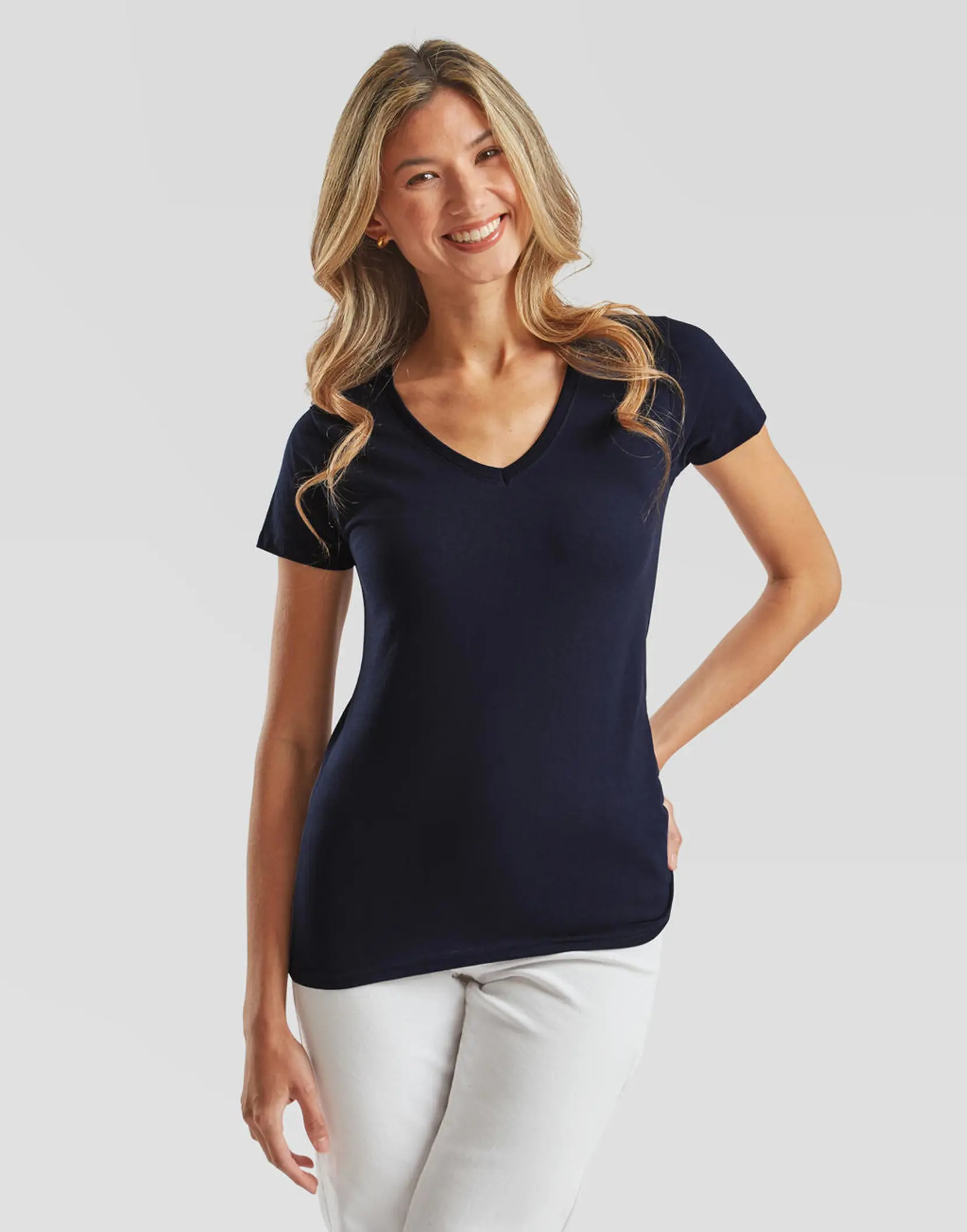 Bild på Ladies Valueweight V-Neck T