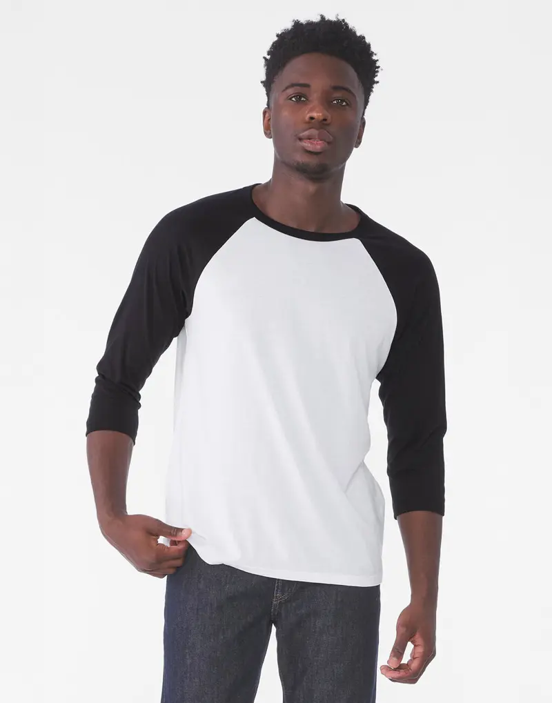Unisex 3/4 Sleeve Baseball T-Shirt