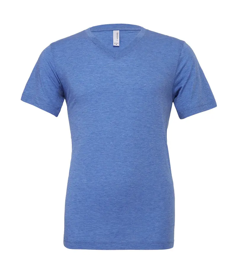 Bild på Unisex Triblend V-Neck T-Shirt
