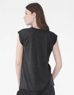 Bild på Women's Flowy Muscle Tee Rolled Cuff