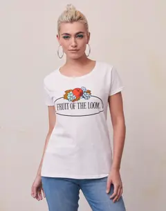 Bild på Ladies Vintage T Large Logo Print