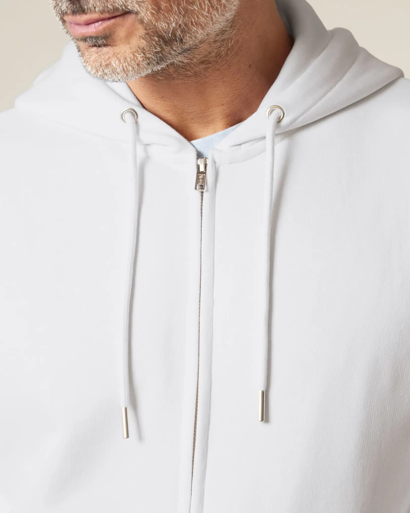 Bild på Connector 2.0 The iconic mid-light unisex medium fit zip-thru hoodie sweatshirt