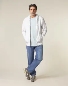Bild på Connector 2.0 The iconic mid-light unisex medium fit zip-thru hoodie sweatshirt
