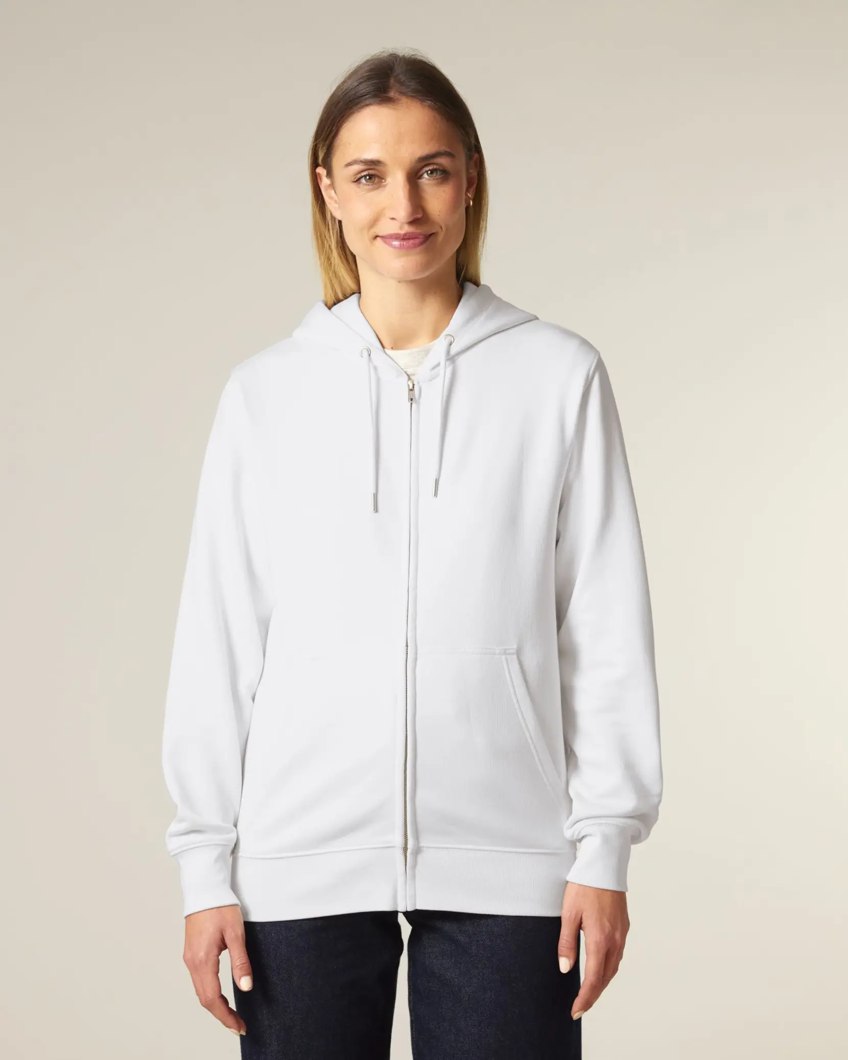 Bild på Connector 2.0 The iconic mid-light unisex medium fit zip-thru hoodie sweatshirt