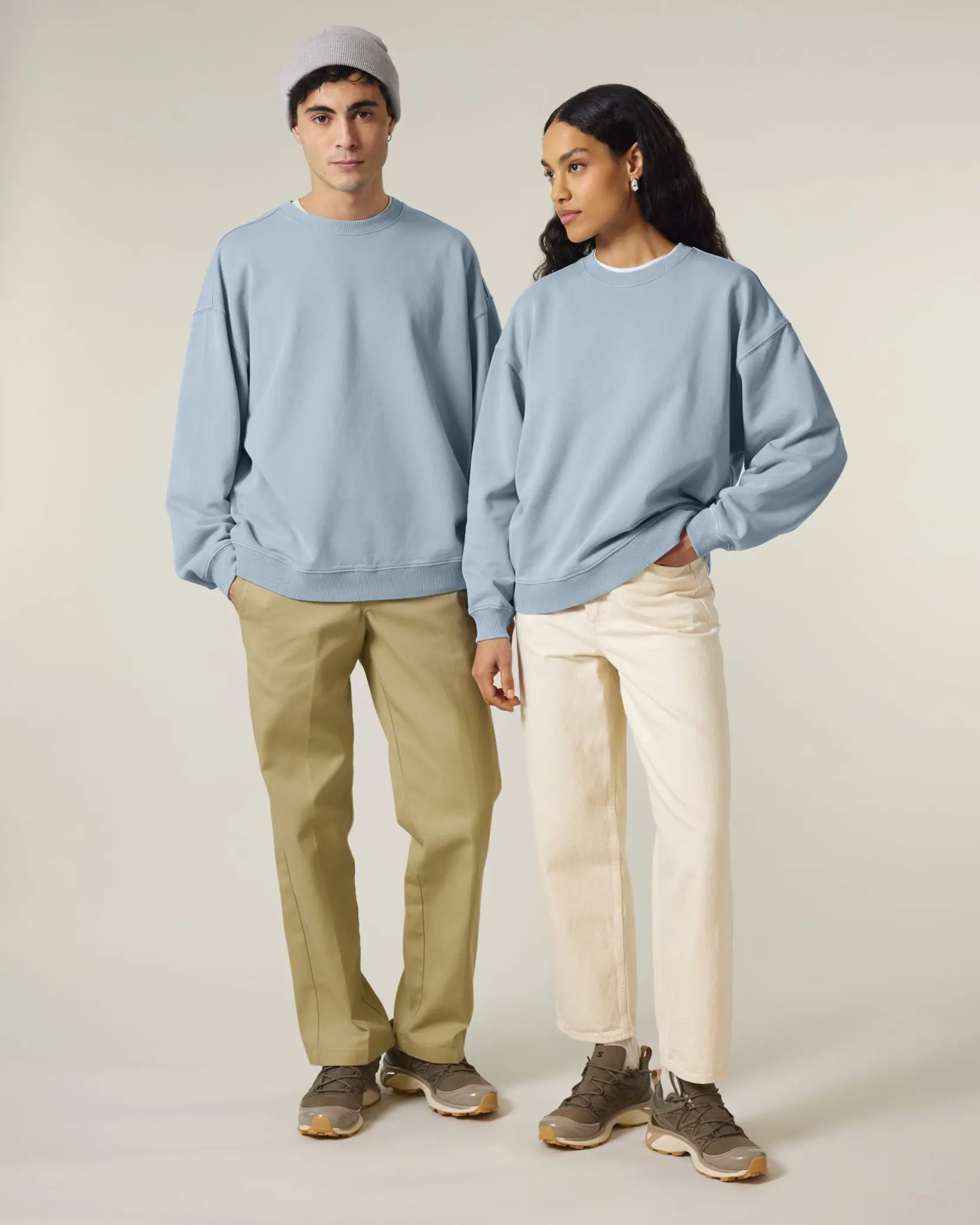 Bild på Radder 2.0 Vintage The oversized garment dyed crew neck sweatshirt