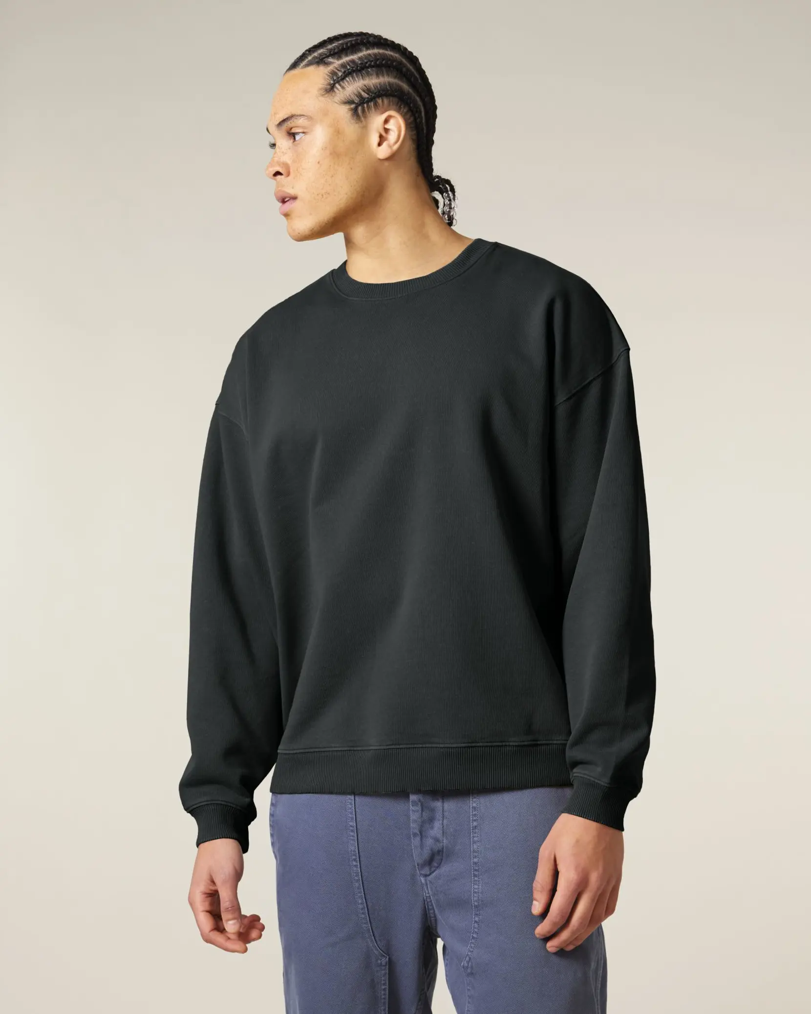 Bild på Radder 2.0 Vintage The oversized garment dyed crew neck sweatshirt