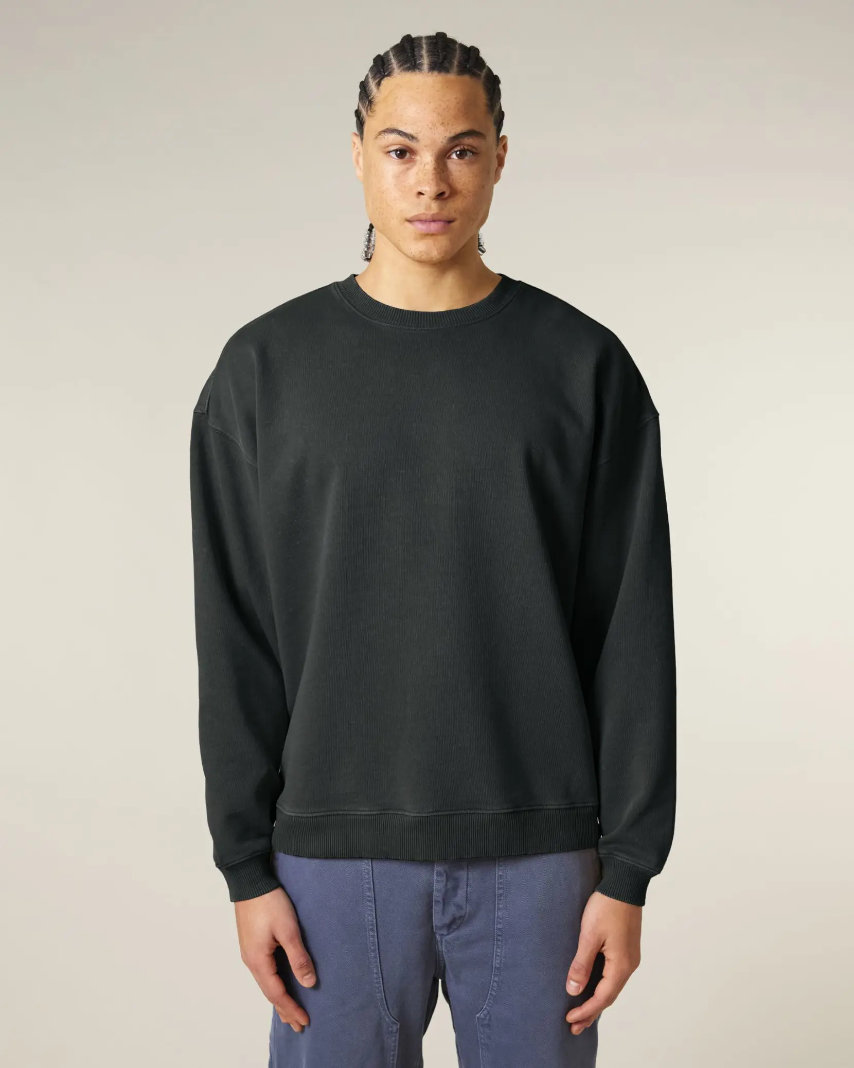 Bild på Radder 2.0 Vintage The oversized garment dyed crew neck sweatshirt