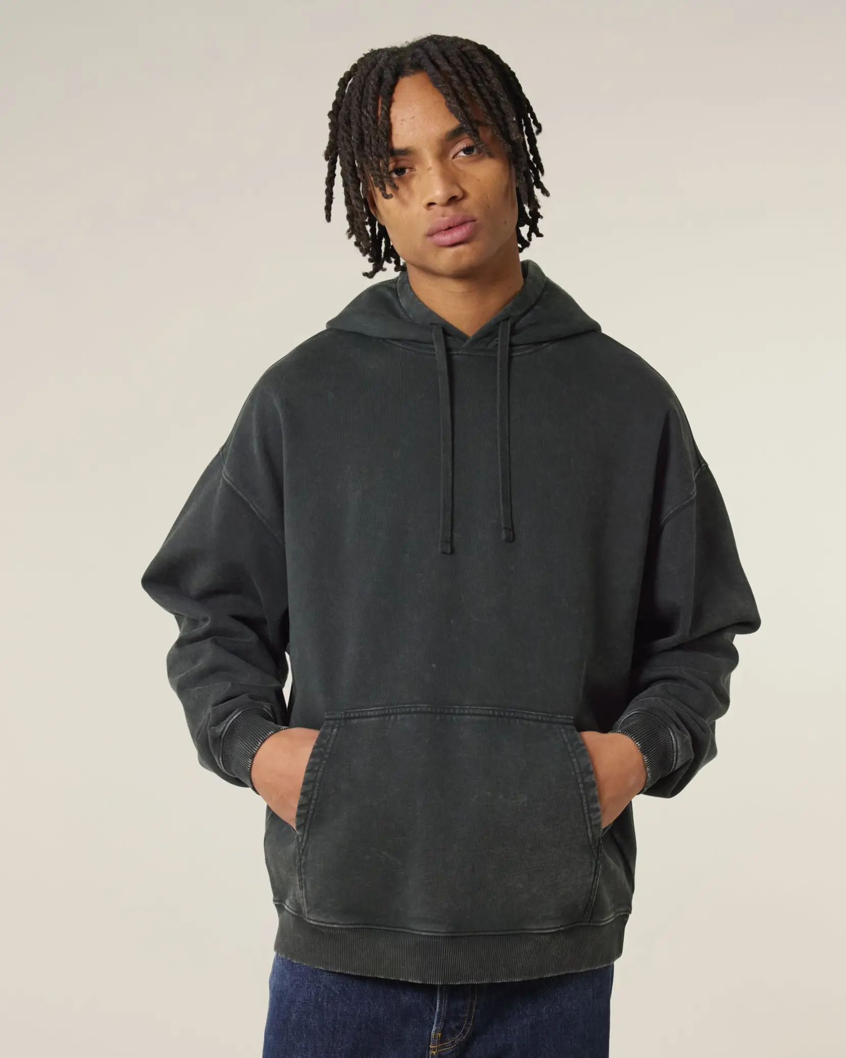Bild på Slammer 2.0 vintage The oversized garment dyed hoodie sweatshirt