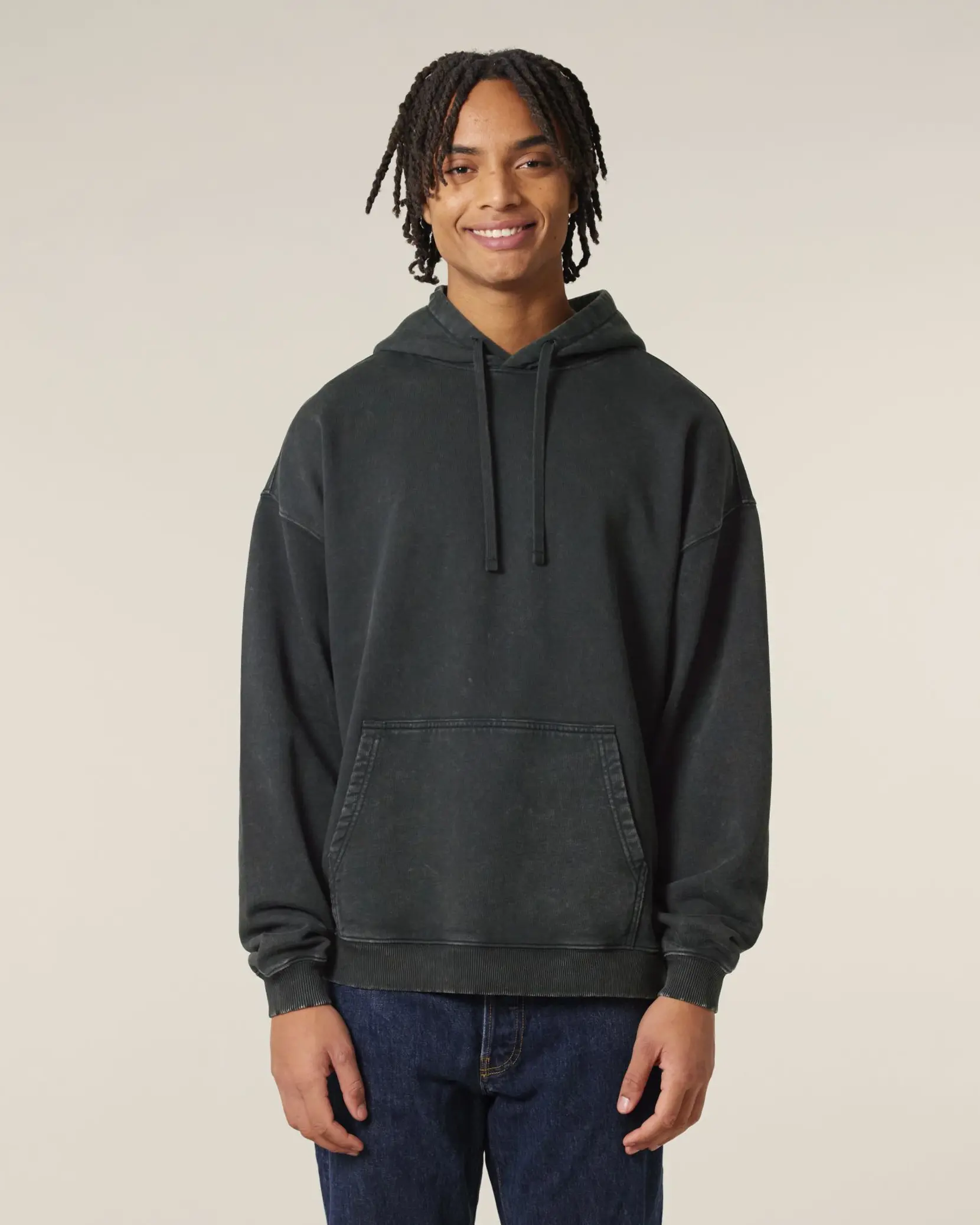 Bild på Slammer 2.0 vintage The oversized garment dyed hoodie sweatshirt
