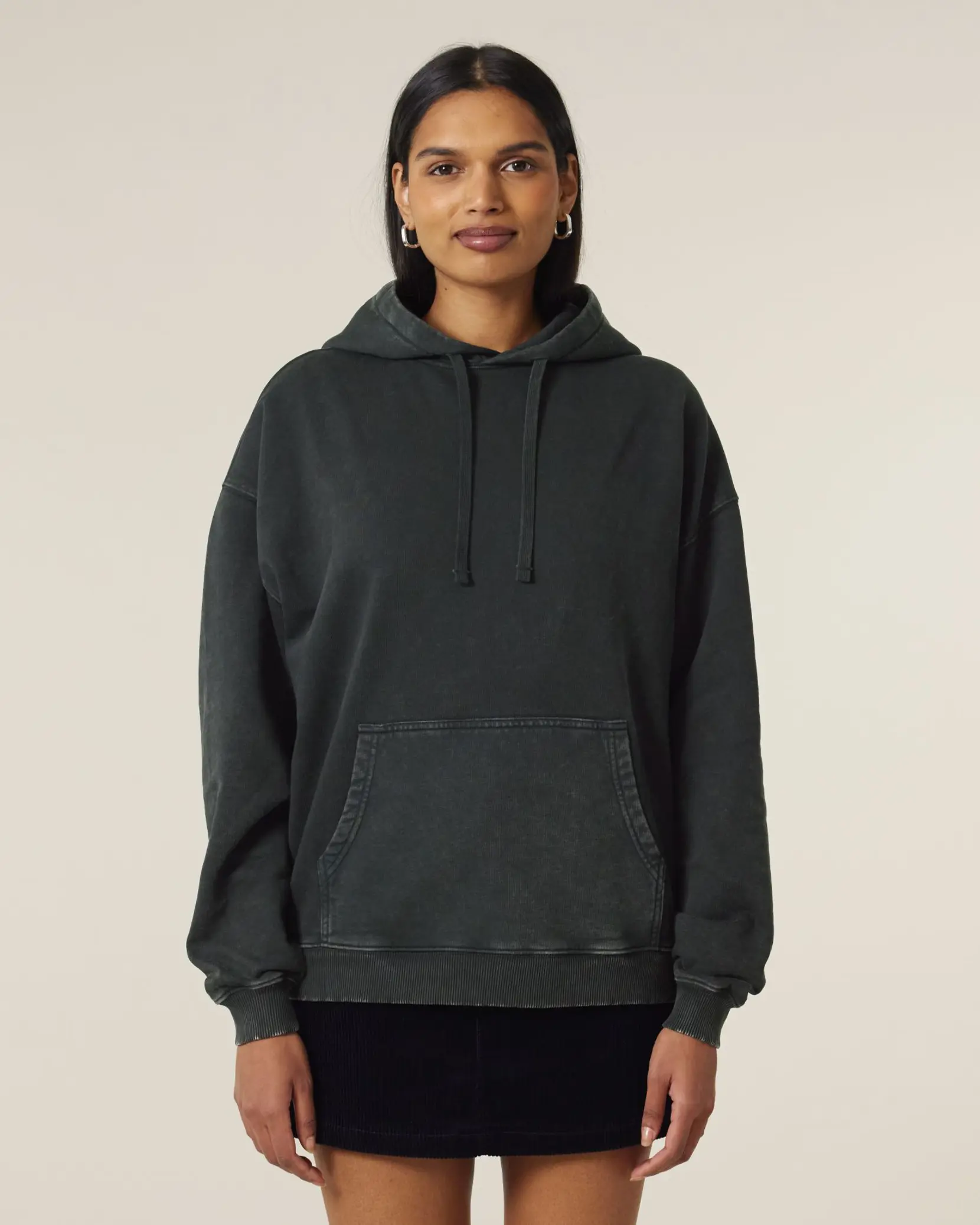 Bild på Slammer 2.0 vintage The oversized garment dyed hoodie sweatshirt