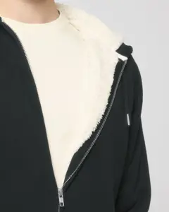 Bild på Hygger Sherpa The unisex sherpa lined zip-thru hoodie sweatshirt