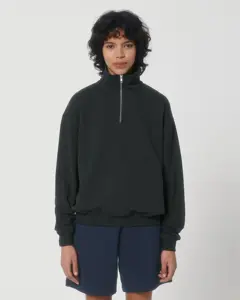 Bild på Miller Dry The unisex  boxy dry hand feel quarter zip sweatshirt