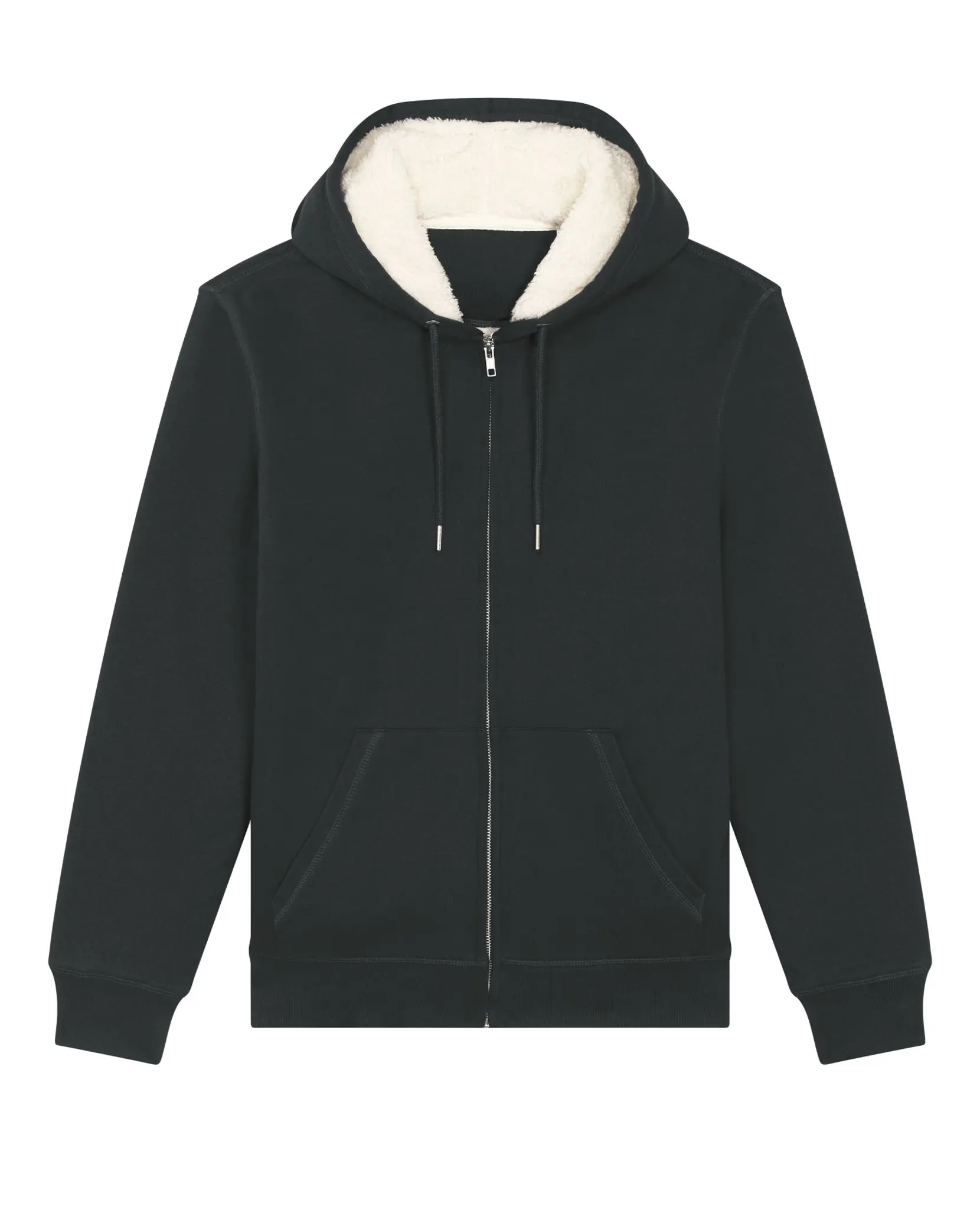 Bild på Hygger Sherpa The unisex sherpa lined zip-thru hoodie sweatshirt