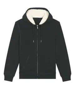 Bild på Hygger Sherpa The unisex sherpa lined zip-thru hoodie sweatshirt