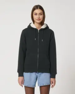 Bild på Hygger Sherpa The unisex sherpa lined zip-thru hoodie sweatshirt