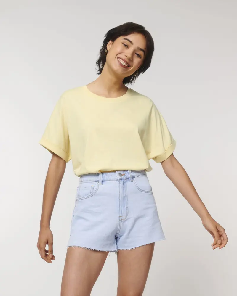 Bild på Stella Collider The women's oversized rolled sleeve t-shirt