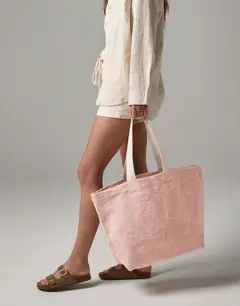 Bild på Soft Washed Jute Beach Bag