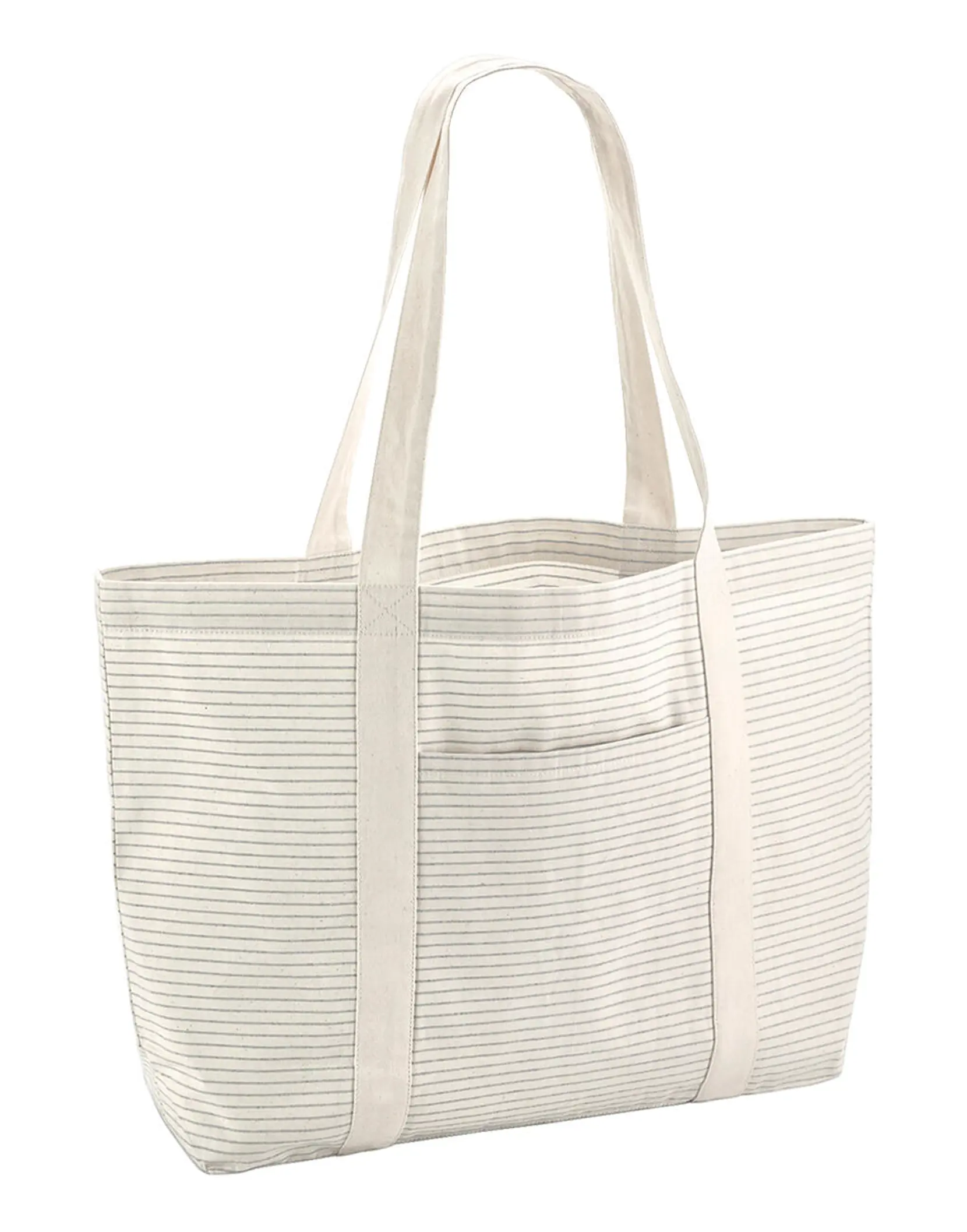 Bild på Striped Organic Cotton Shopper