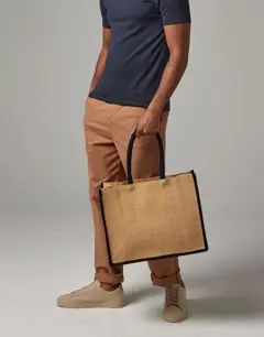 Bild på Natural Starched Jute Classic Shopper