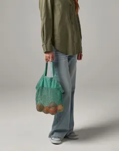 Bild på Organic Cotton Mini Mesh Grocery Bag