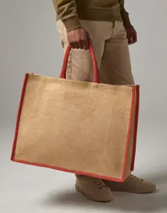 Bild på Natural Starched Jute Market Shopper