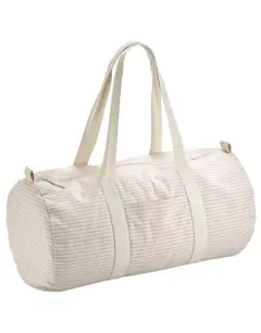 Bild på Striped Organic Cotton Barrel Bag
