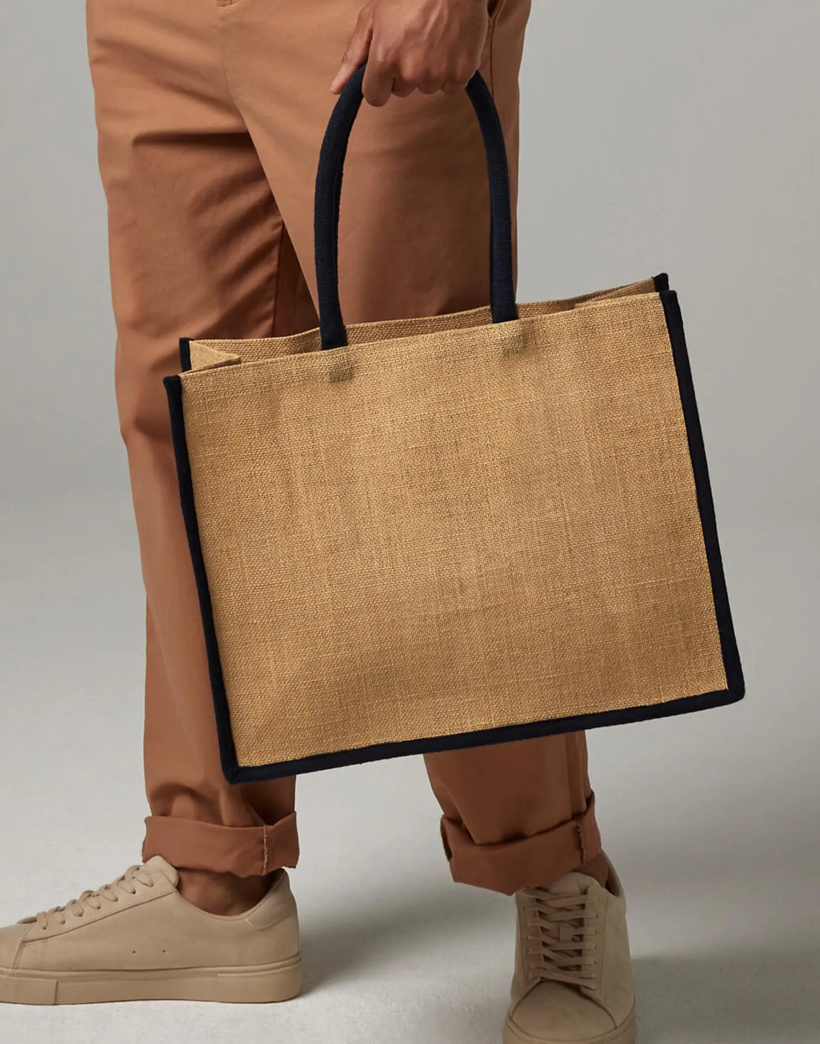 Bild på Natural Starched Jute Classic Shopper